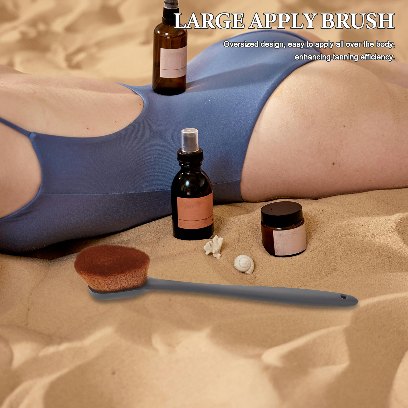 Body Brush - Ekstra Büyük Boy, Kendinden Bronzlaştırıcı Vücut