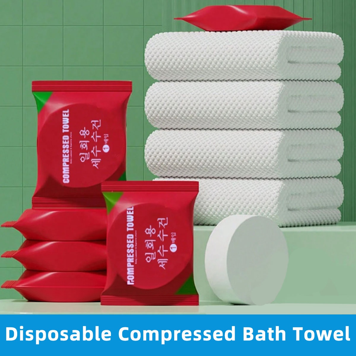 Spa Towel - Tek Kullanımlık Sıkıştırılmış Banyo Havlusu 70x140cm
