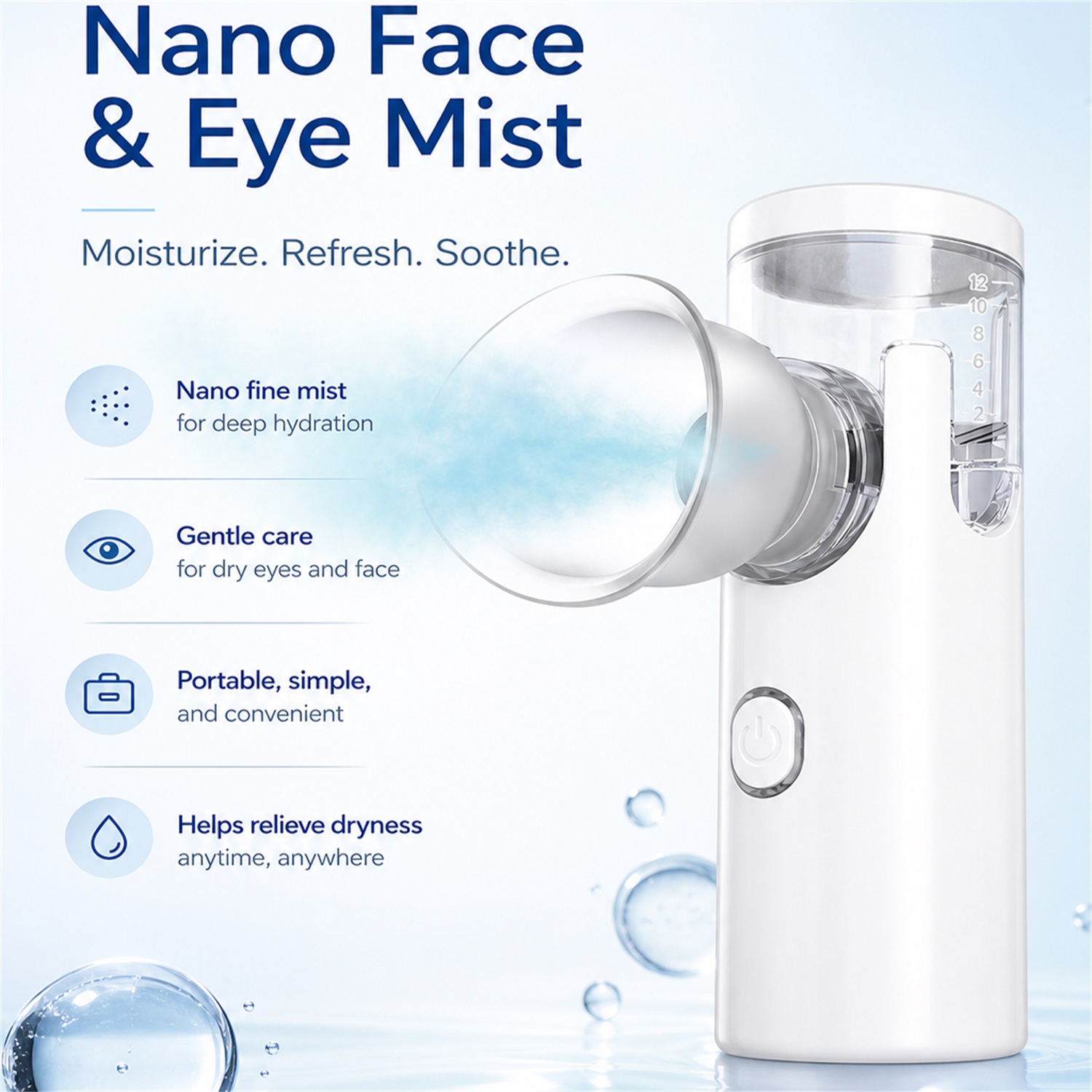 Nano Sprey Göz Masaj Aleti, Yü - Face Steamer incelemesi ve fiyatı