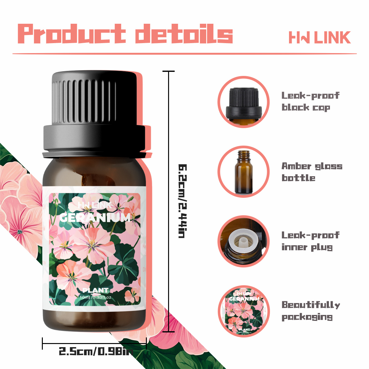 Geranium Esansiyel Yağları 10m - Aromatherapy Diffuser incelemesi ve fiyatı