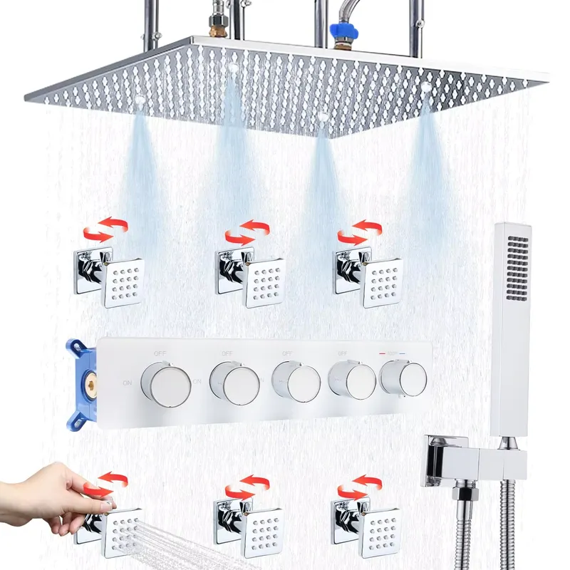 Komple Duş Seti Yağmur Duş Baş - Body Brush incelemesi ve fiyatı
